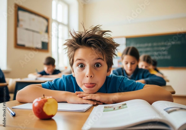 Fototapeta L'école, c'est aussi ça !