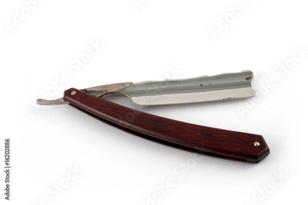 Obraz isolated old razor