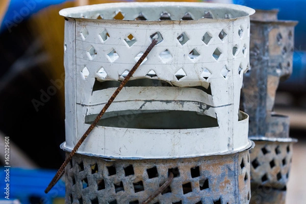 Obraz African brazier cooking & heating utility