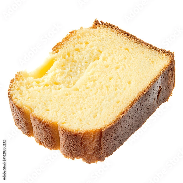 Fototapeta Freshly Baked Pound Cake with Moist Crumb and Golden Crust