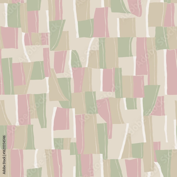 Fototapeta Vector geometric art illustration seamless repeat pattern