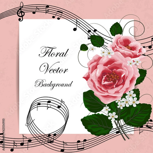 Obraz Card with flowers