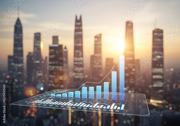 Obraz business graph