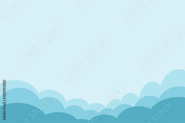 Obraz Cloud Background Light Blue
