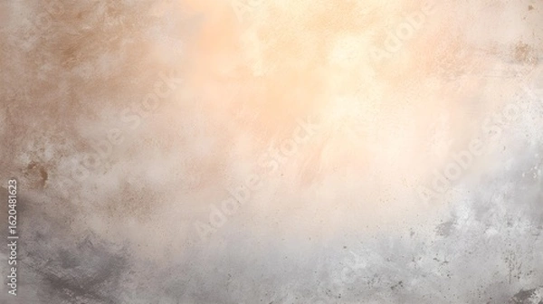Fototapeta Modern Grunge Textured Background with Warm Beige and Cool Grey Gradient