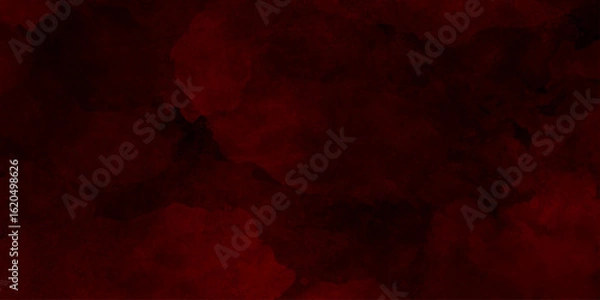 Fototapeta Vibrant watercolor smoke and fire with dramatic lighting showcasing a blend of warm and cool colors for background.