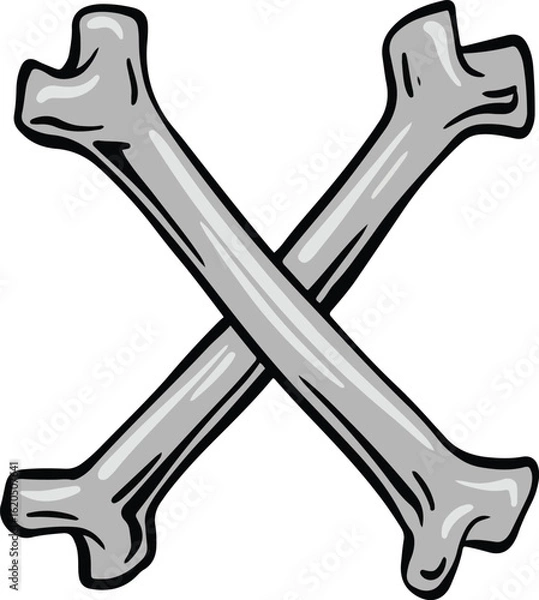 Fototapeta bone skull illustration