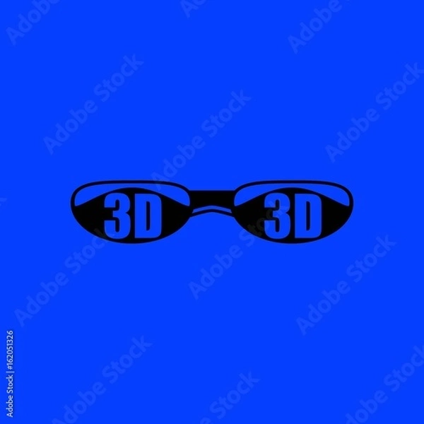 Obraz 3D glasses, vector
