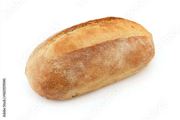 Fototapeta a loaf of bread on a white surface