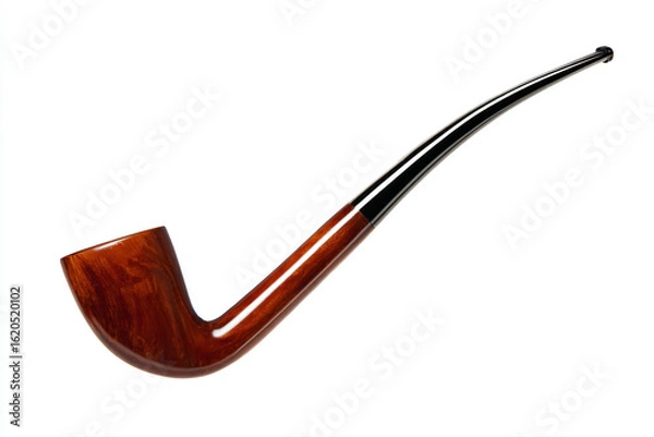 Fototapeta a pipe with a black stem and a brown stem