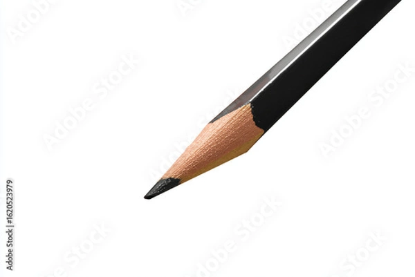 Fototapeta a pencil with a black tip is shown