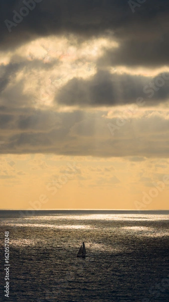 Obraz Plage et nuages