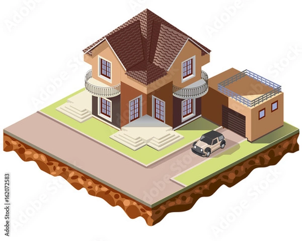 Obraz tiles cottage6