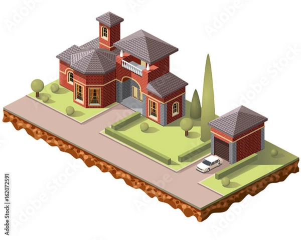 Obraz tiles cottage7