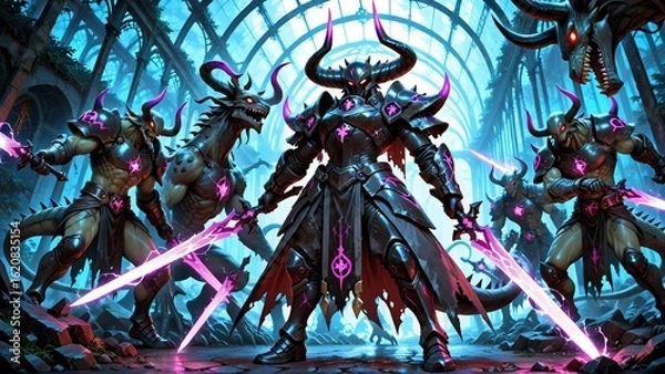 Obraz 鉄血の魔王と配下の軍勢