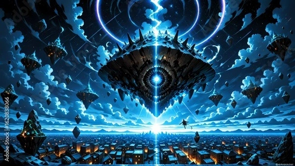 Obraz 天空に浮かぶ古の王国