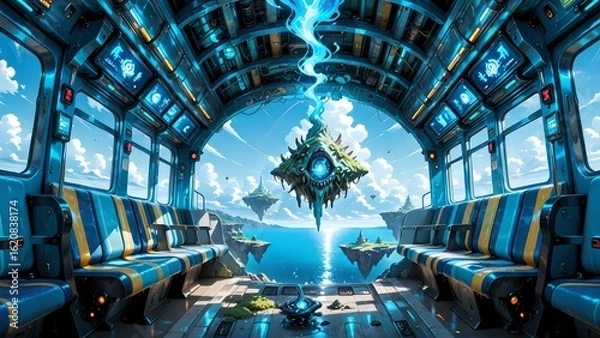 Obraz 天空に浮かぶ古の王国