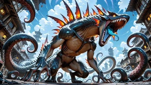 Obraz 雷光の魔竜