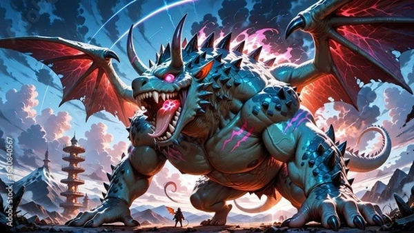 Obraz 雷光の魔竜