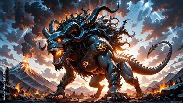 Obraz 雷光の魔竜