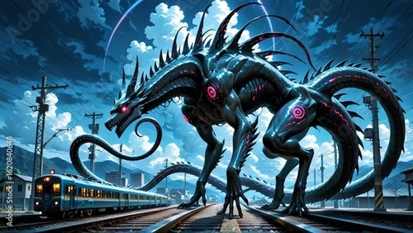 Obraz 雷光の魔竜