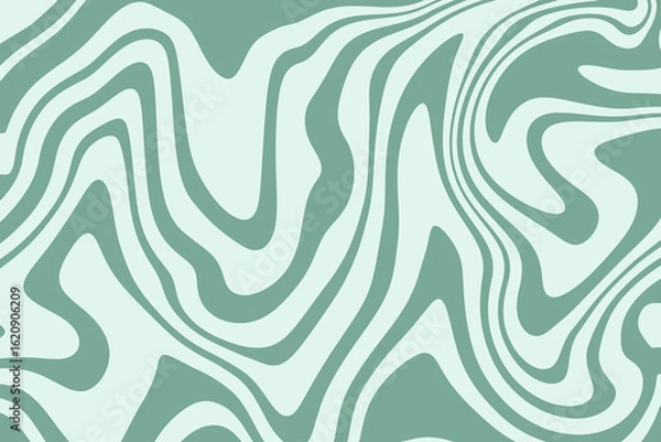 Obraz Warped Flow: Abstract Marble & Fluid Wave Background