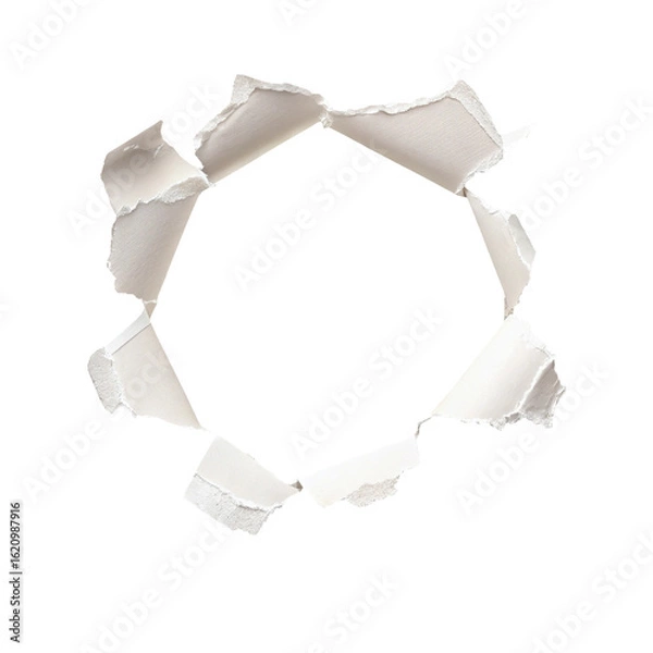 Obraz hole in paper 