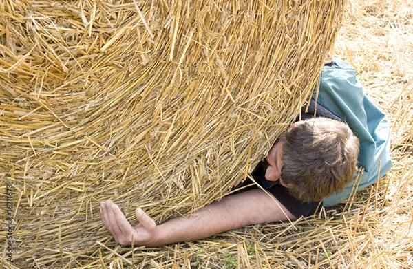 Fototapeta przewrócił