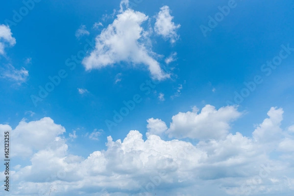 Fototapeta clear blue sky background,clouds with background.