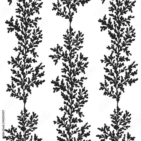 Fototapeta Seamless patterns wich sprigs