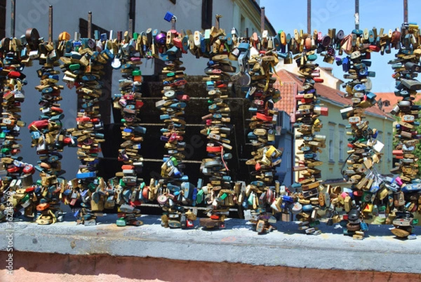 Obraz Padlock love