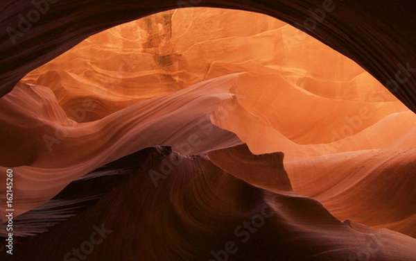 Obraz Waves of rocks in Antelope Canyon.