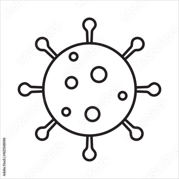 Obraz Virus icon outlinne vector