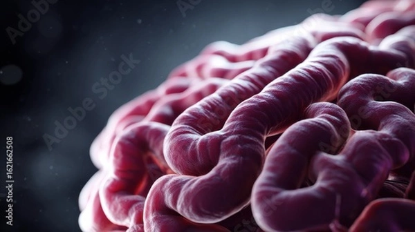 Fototapeta Exploring the Connection Between the Gut and Brain With a Detailed Focus on Gut-Brain Interactions