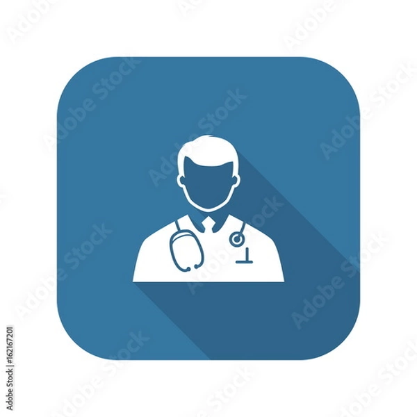 Obraz Doctor Icon. Flat Design.