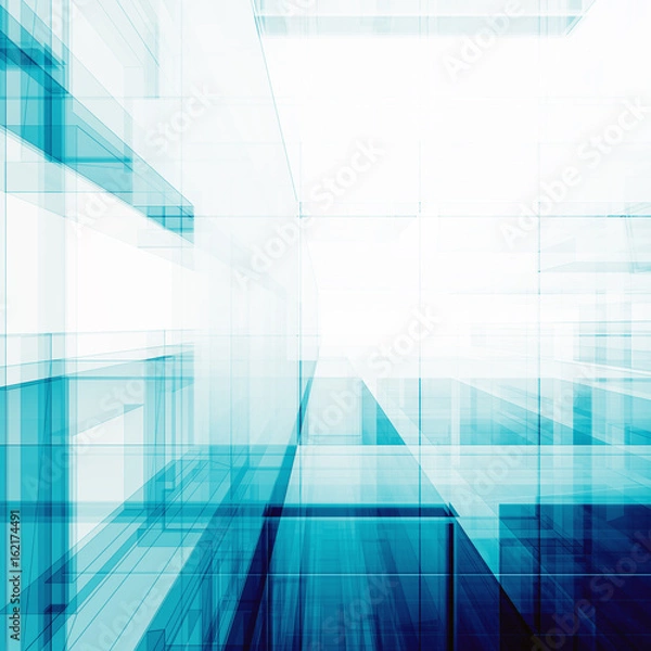 Fototapeta Abstract architecture 3d