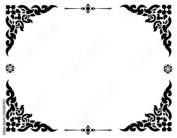 Obraz Thai vorner frame
