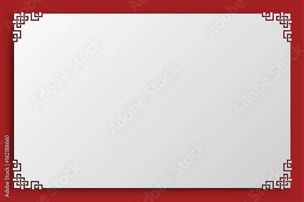 Obraz Chinese Traditional Background, The Great Wall Frame 