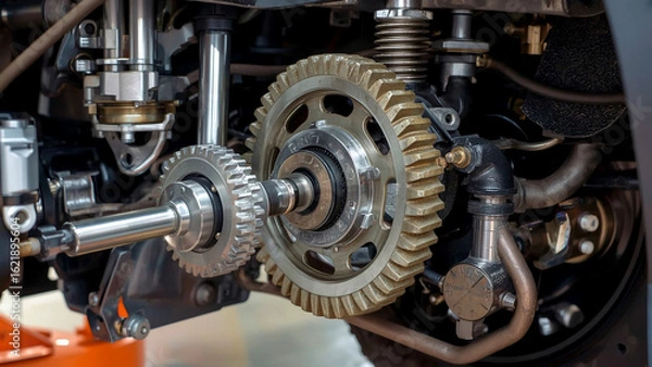 Fototapeta Differential Gear Set Mechanics (Excluding Axle Shafts to Wheels)