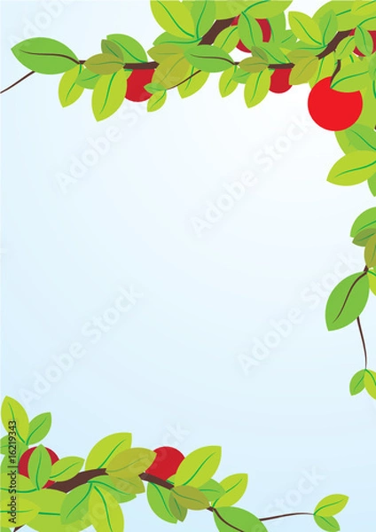 Obraz apple frame