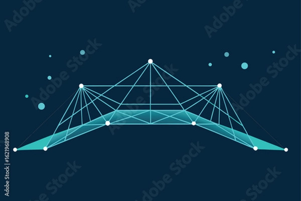 Obraz Star Bridge Geometry