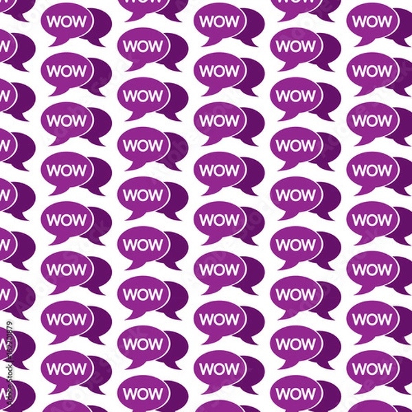 Obraz Pattern background internet chat bubble