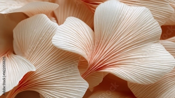 Fototapeta Exquisite closeup of delicate white flowers, a stunning display of natural beauty.