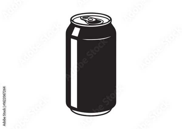 Fototapeta Soda can Vector illustration Design