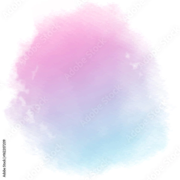 Obraz pink blue watercolor