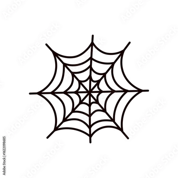 Fototapeta 蜘蛛の巣のイラスト