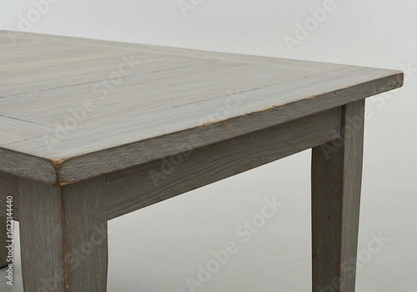 Fototapeta Rustic Grey Wood Table: Simple Elegance