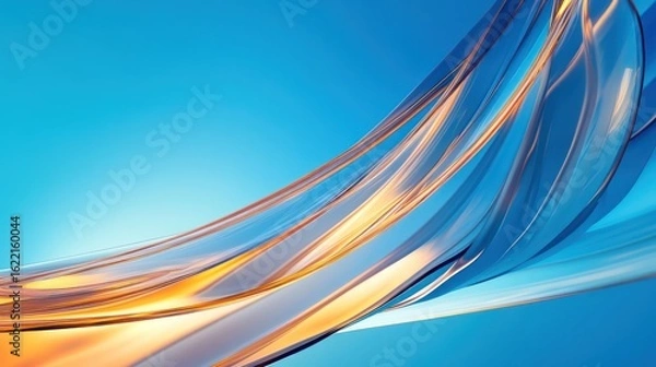 Fototapeta a vibrant blue sky, highlighting the mechanics of harnessing wind energy