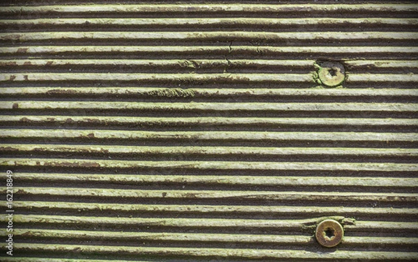 Obraz old furrowed woody background