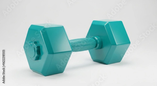 Obraz dumbbell isolated on white